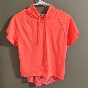 Charlotte Russe Crop Hoodie - S